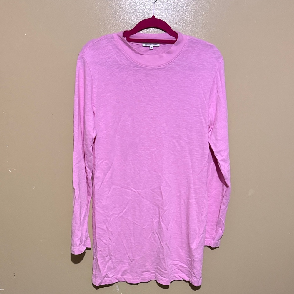 Cotton Citizen Vibrant Pink Crewneck